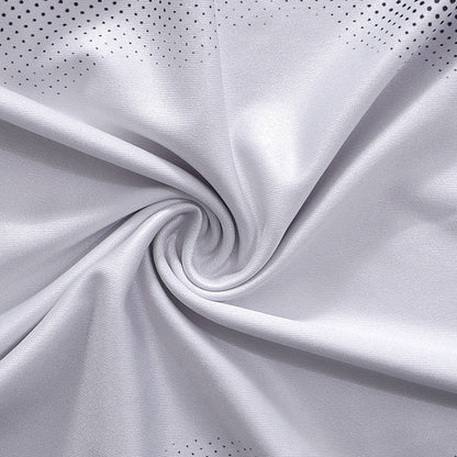 Robe Courte Ajustée à Imprimé Graphique